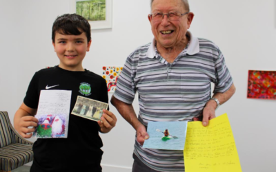 78 years apart – pen pals bridge the gap between young and old thanks to St B’s Schools Project