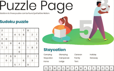 Staycation Puzzle Page