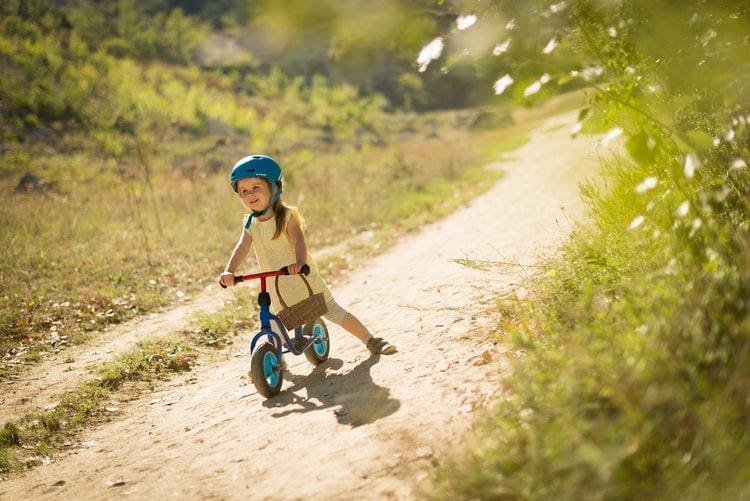 child on trike