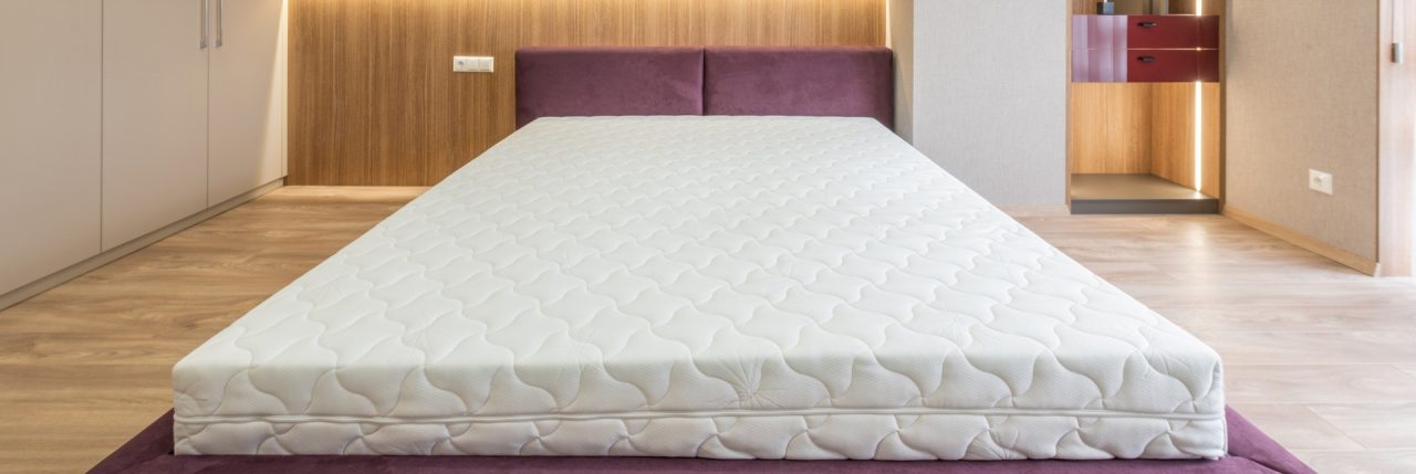 mattress on display