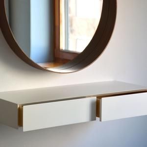 floating drawer shelf