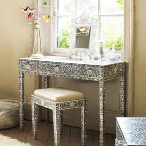 artistic patterned dressing table