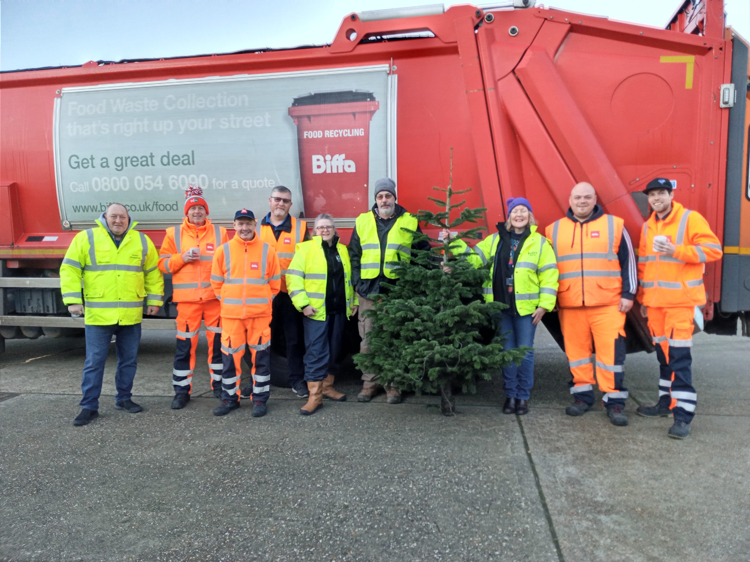 Christmas tree collection raises over £18,000 for local hospices
